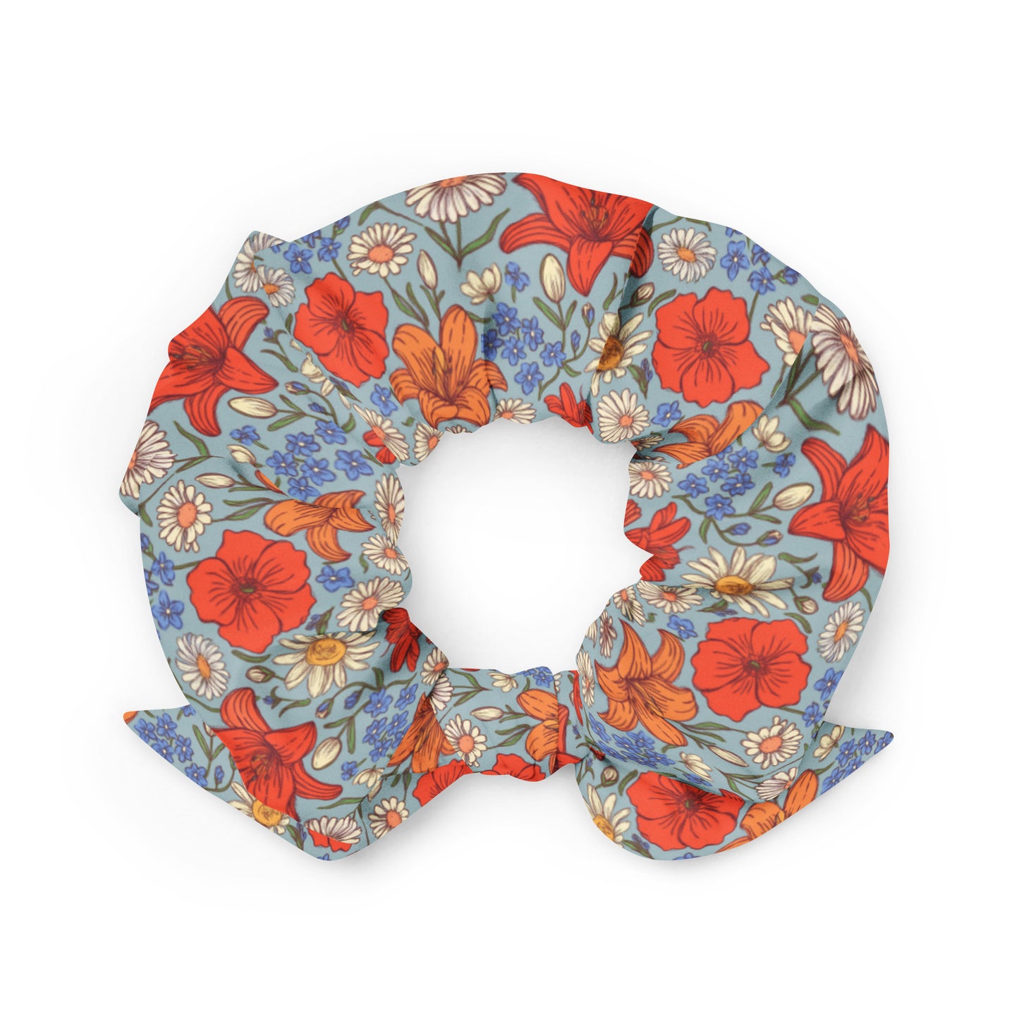 M25 Wildflowers Recycled Scrunchie