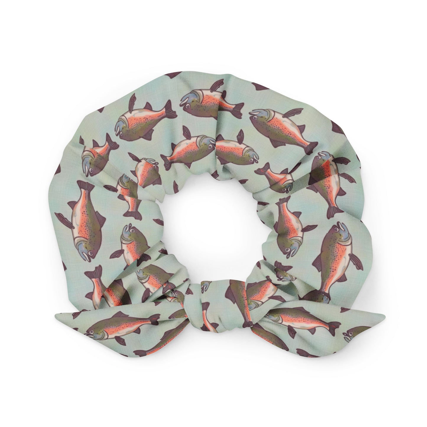 Trout Couture Recycled Scrunchie