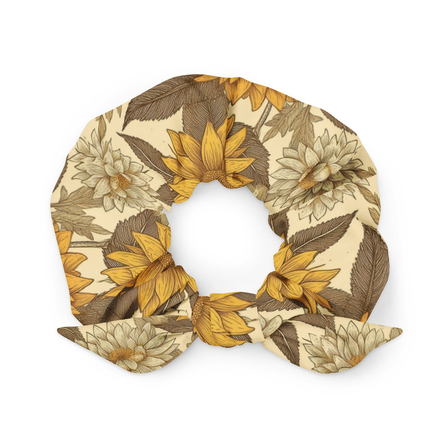 Sunflower Soirèe Recycled Scrunchie