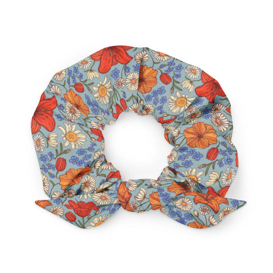 M25 Wildflowers Recycled Scrunchie