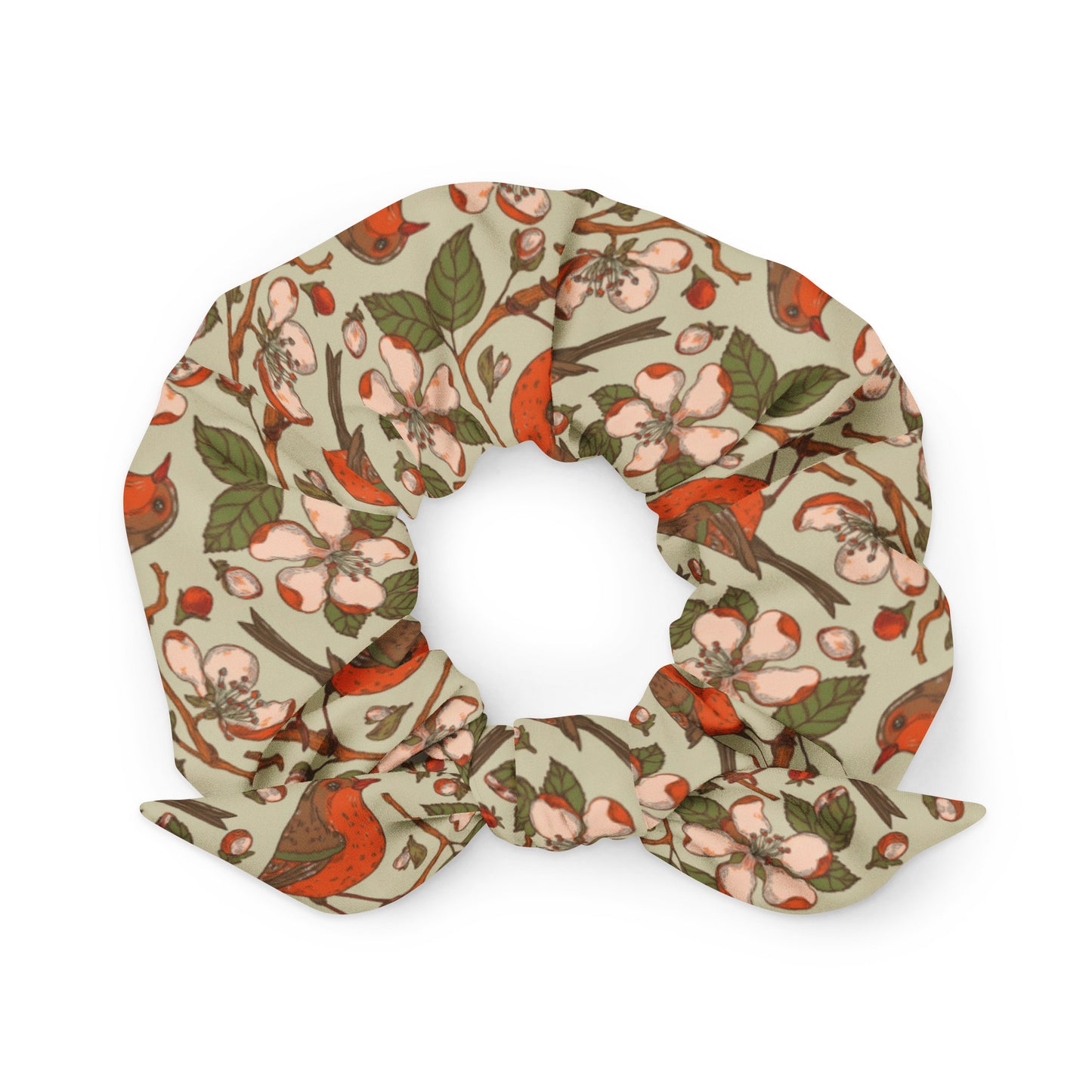 Floral Flight Recycled Scrunchie